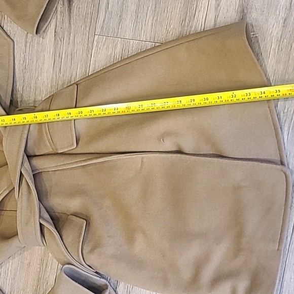 EUC, Wilfred Wool/cashmere Coat, No Sz Tag. Tan Belted, Pockets. 16 ptp - Picture 7 of 11
